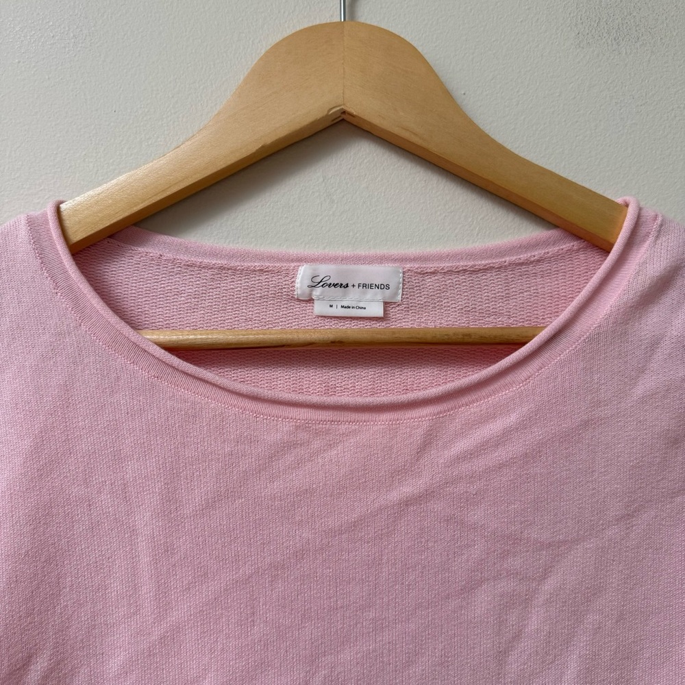 Lovers + Friends Pink Flare Sleeve Top - Picture 3 of 8